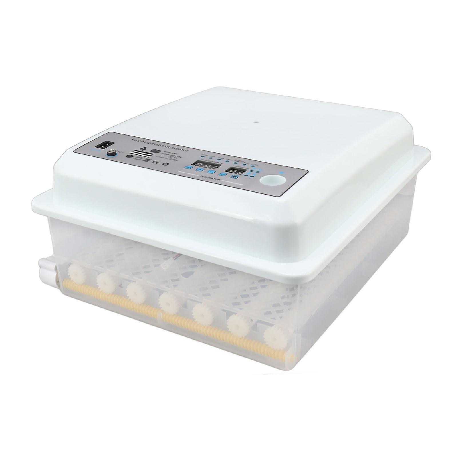 Automatic Egg Incubator 24 Eggs Digital Poultry Hatching Machine Temperature Control Auto Turning Hatching Machine for Home Farm US Plug 110V