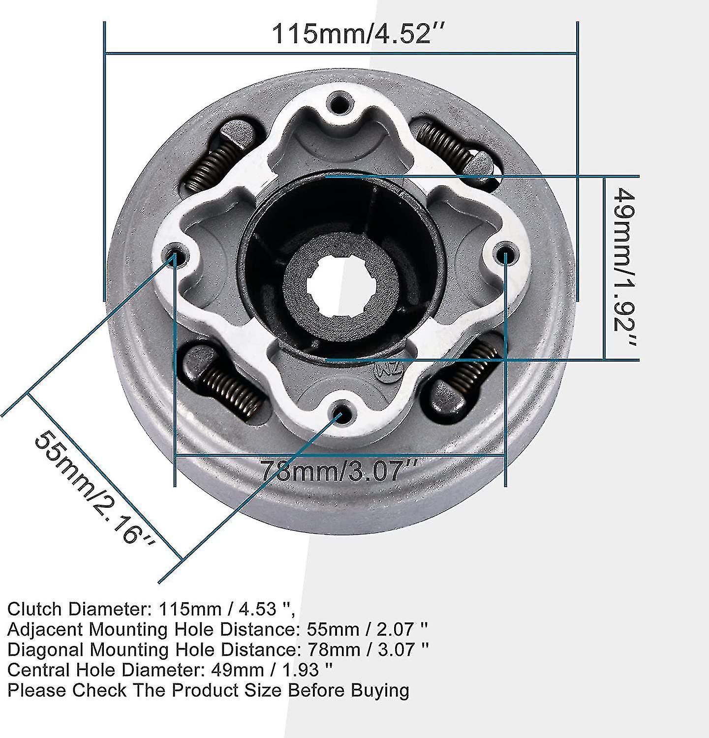 الثقيلة اليدوية القابض الجمعية استبدال ل 50cc 70cc 90cc 110cc 125cc الدراجة الترابية.
