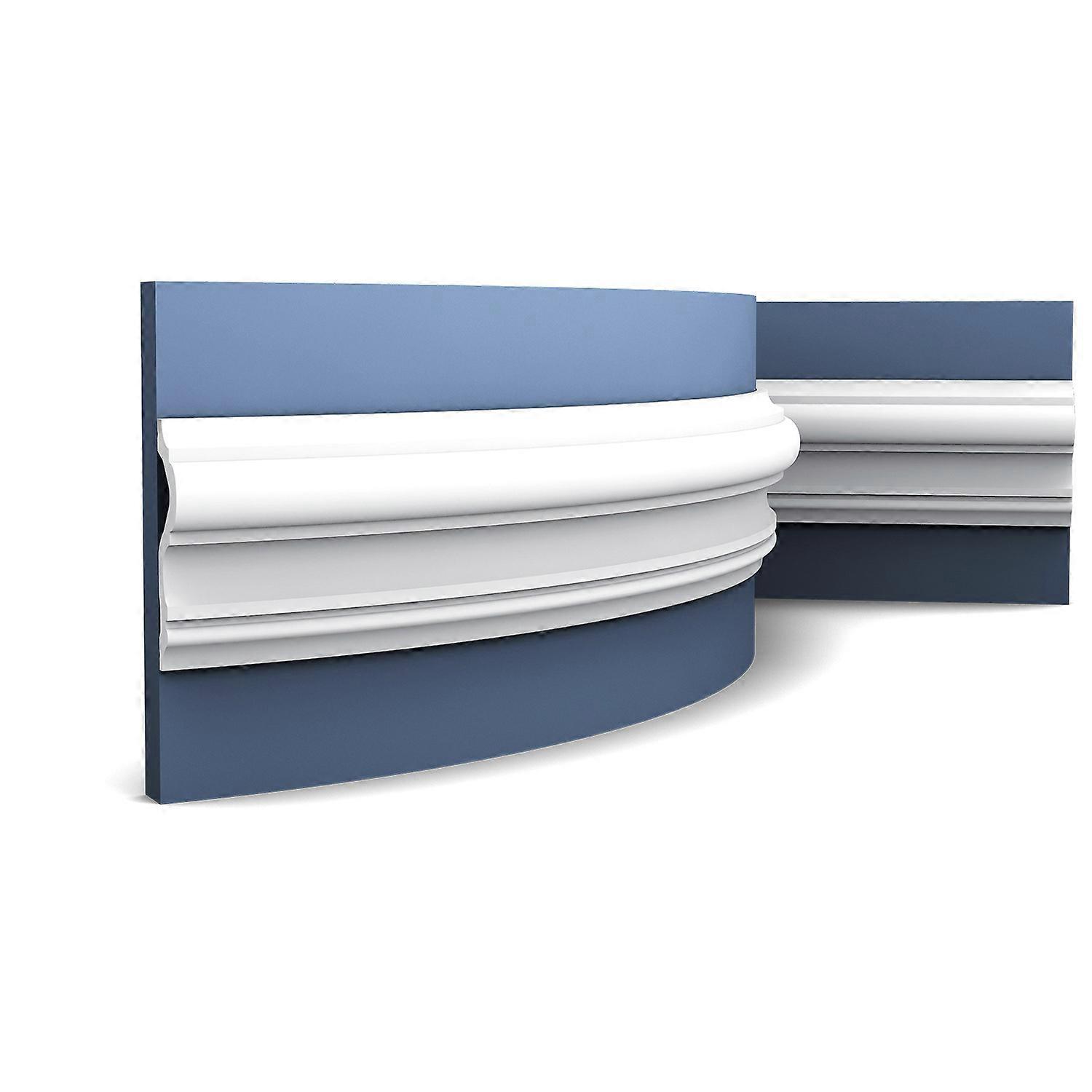 Orac Decor 1 x Flexible moulding P8050F LUXXUS white Purotouch® pre-primed lightweight, sturdy, dimensionally stable