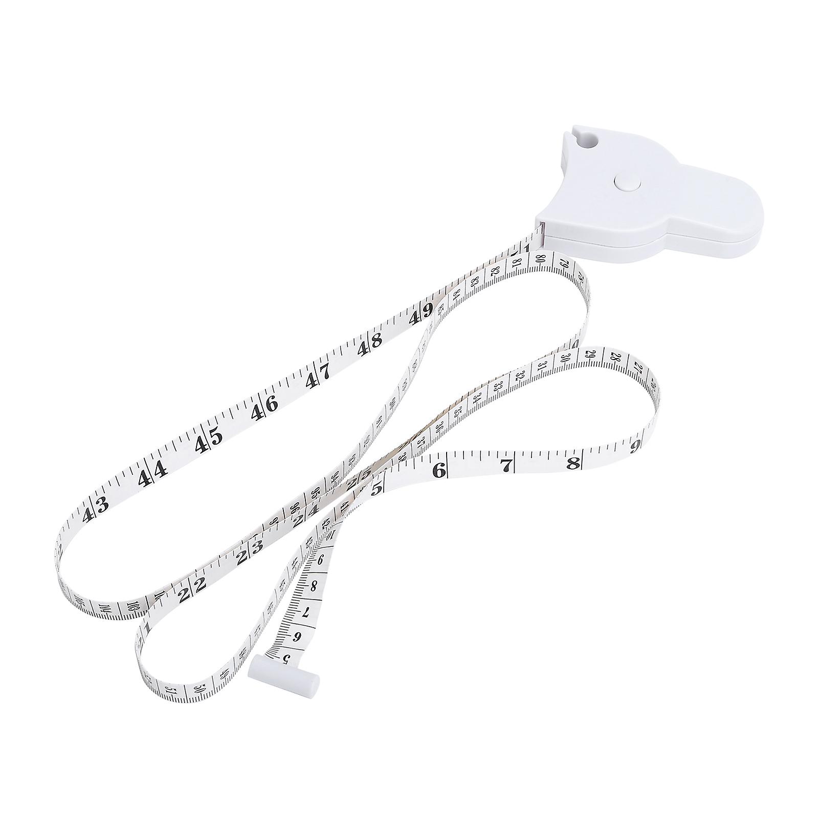Ruban à mesurer double face rétractable pour mesurer précisément la taille, la tête, les hanches et les jambes (cm/pouce)
