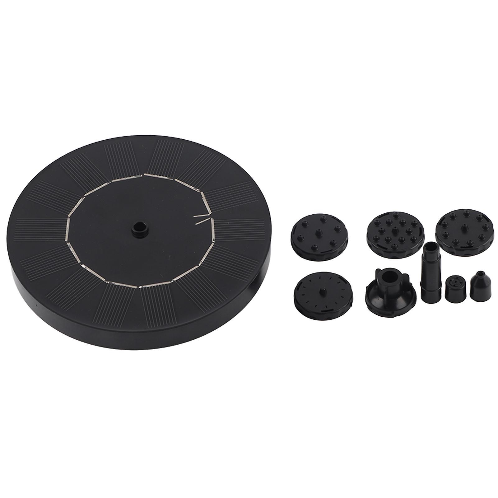 Solar Powered Floating Fountain Bird Bath Water Pump Fountain Kit for Garden Pond