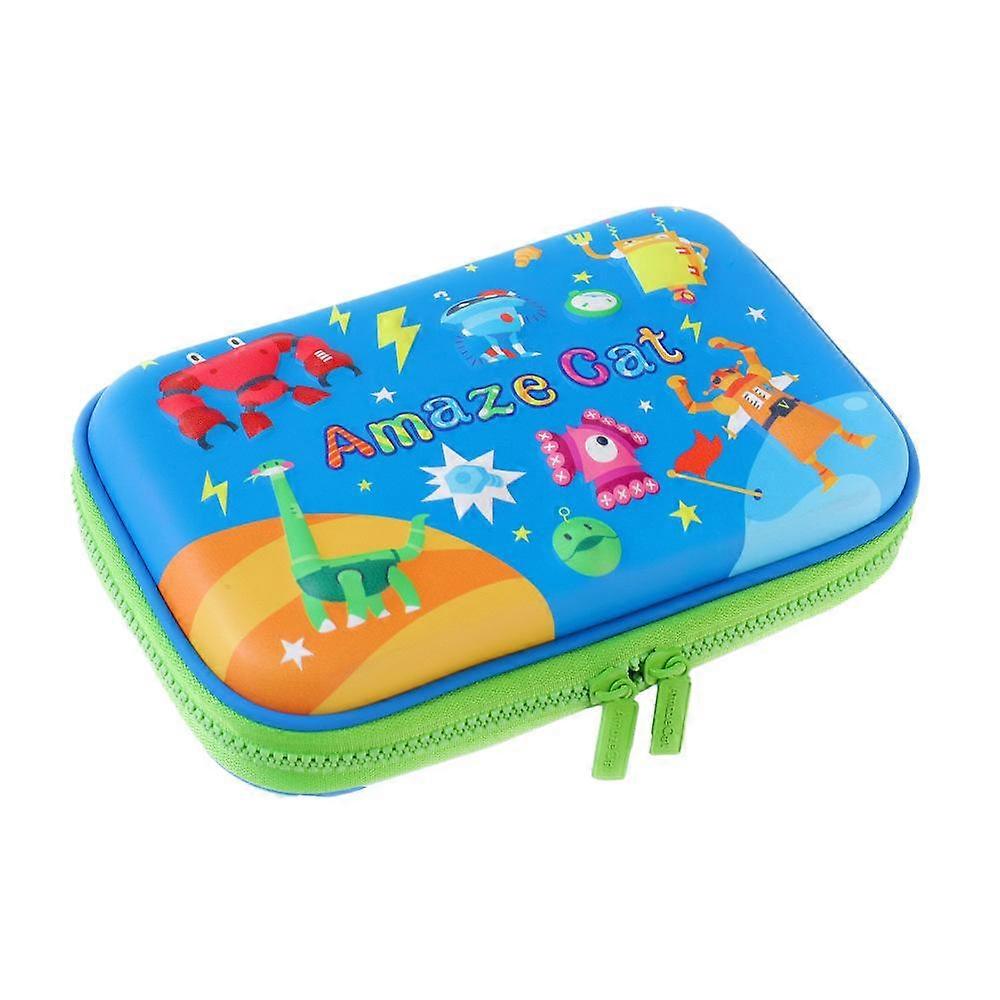 Pencil Box, Holds Up Pens, Durable Storage Pen Container , Secure Zipper Closure