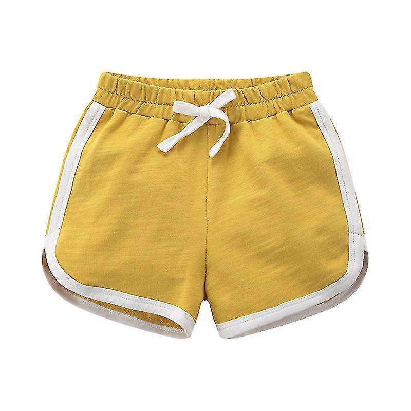 בנים בנות 100% כותנה ספורט מכנסיים קצרים קיץ ניגודיות מחייבת דולפין מכנסיים קצרים ילדים ללבוש חדר כושר אתלטי ללבוש