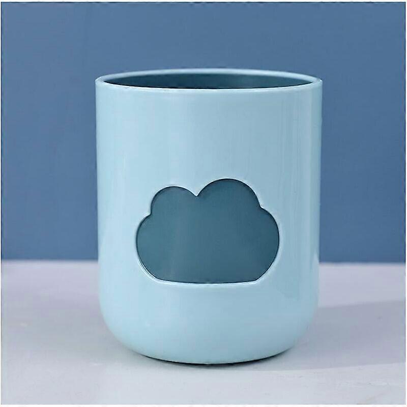 Toothbrush Cup, Reusable Plastic Cup for Bathroom and KitchenLight Blue
