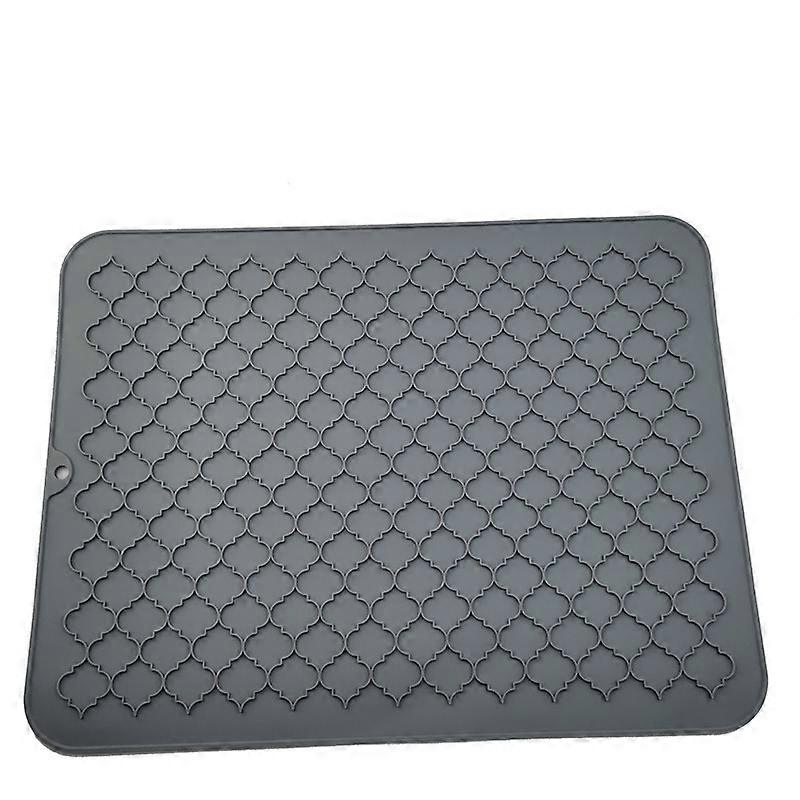 Kitchen cabinet drying pad appliance accessories drain (gray)
