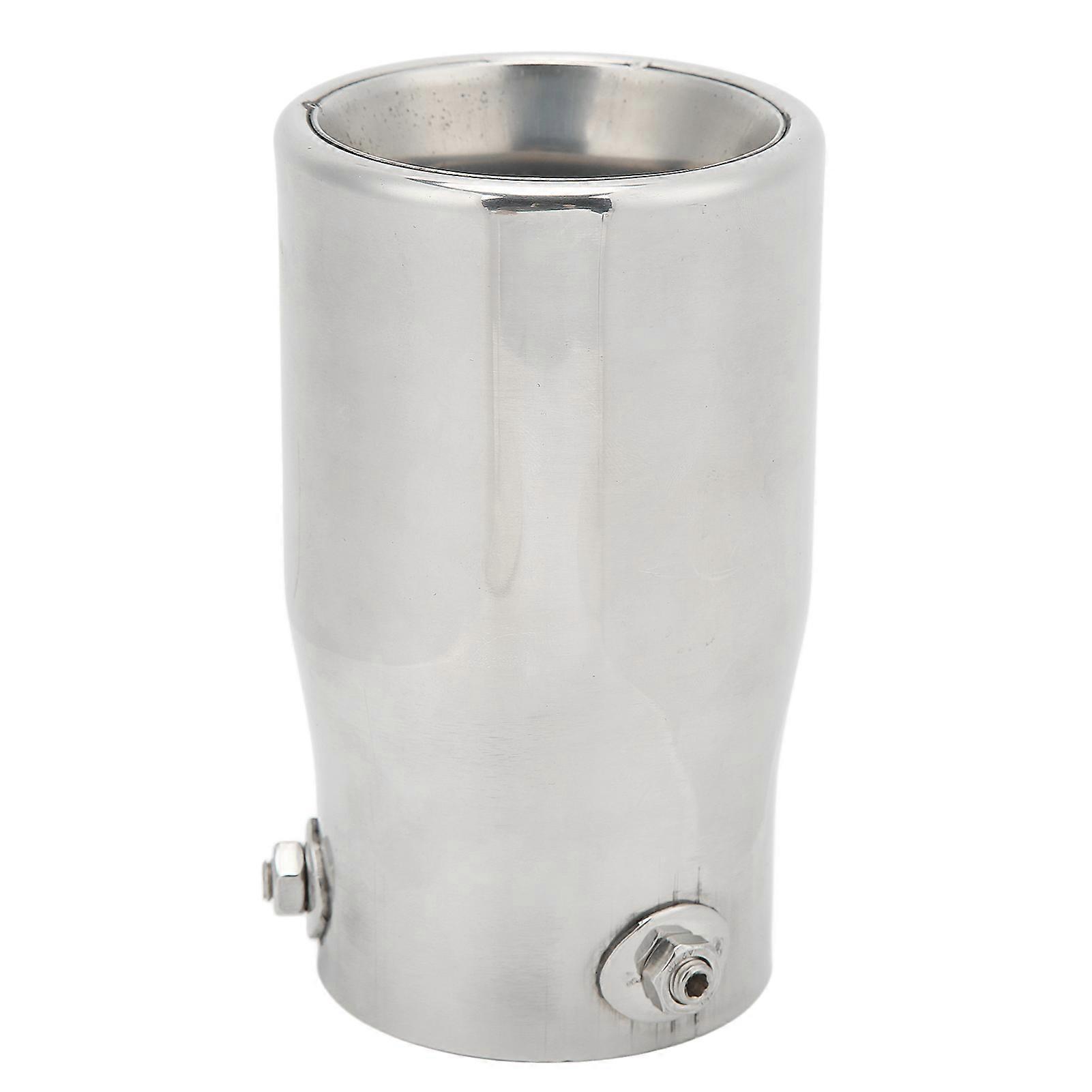 Eksos lyddemper 76mm/2.99in Speil Polering Rustfritt stål Bakre lyddemper Eksos Eksos Enderør End Tip