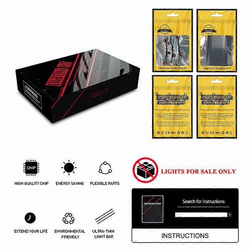 Led Light For 76210 Hulkbuster Lighting Diy Toys Only Lamp+battery Box (not Include The Model)
