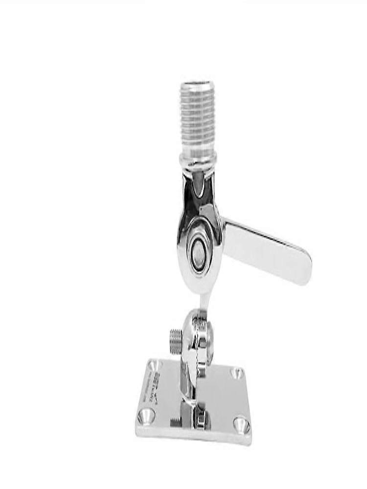 الفولاذ المقاوم للصدأ البحرية VHF هوائي جبل ثنائي المحور الثقيلة السقاطة جبل قاعدة قابل للتعديل لملحقات القوارب التجديف