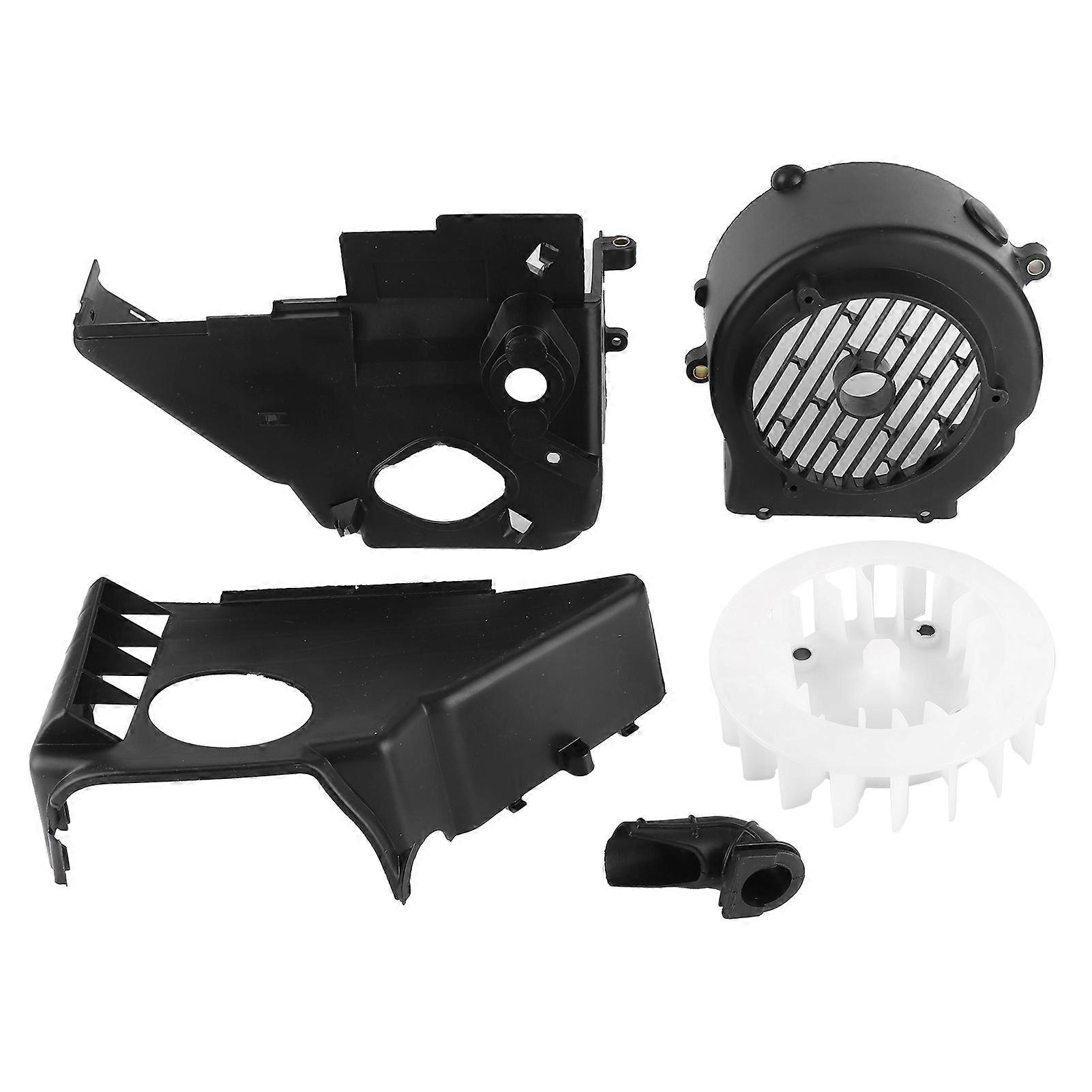 Juego De Cubierta De Refrigeración Por Aire Con Tapa De Ventilador Para Motor ATV Go Kart Scooter 125cc 150cc