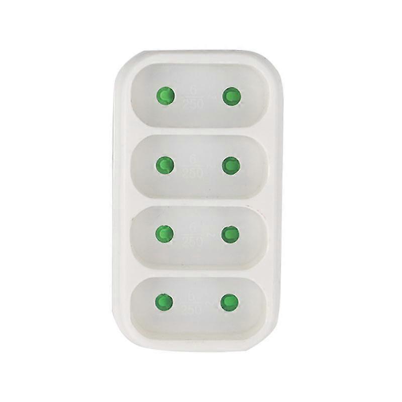 European Type Conversion Plug 1 to 4 Way EU Standard Power Adapter 16A Travel Plugs
