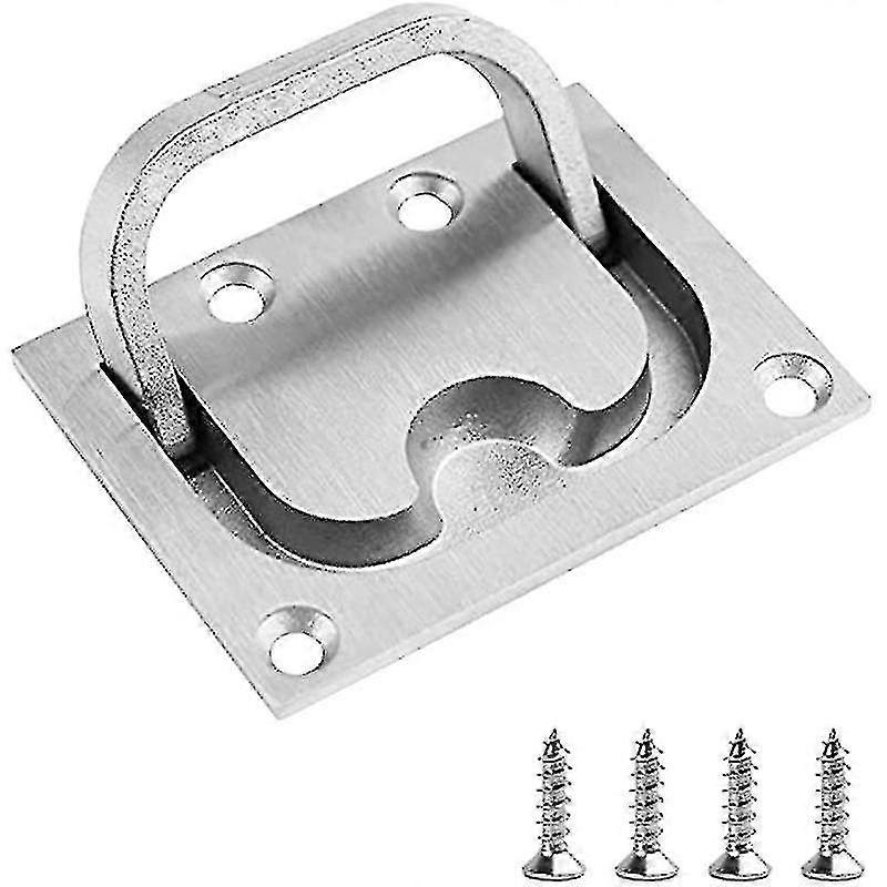 Stainless Steel Hatch Latch Solid Boat Hatch Handles for Boat Deck Hatch Handles Ring Pulls Recesse