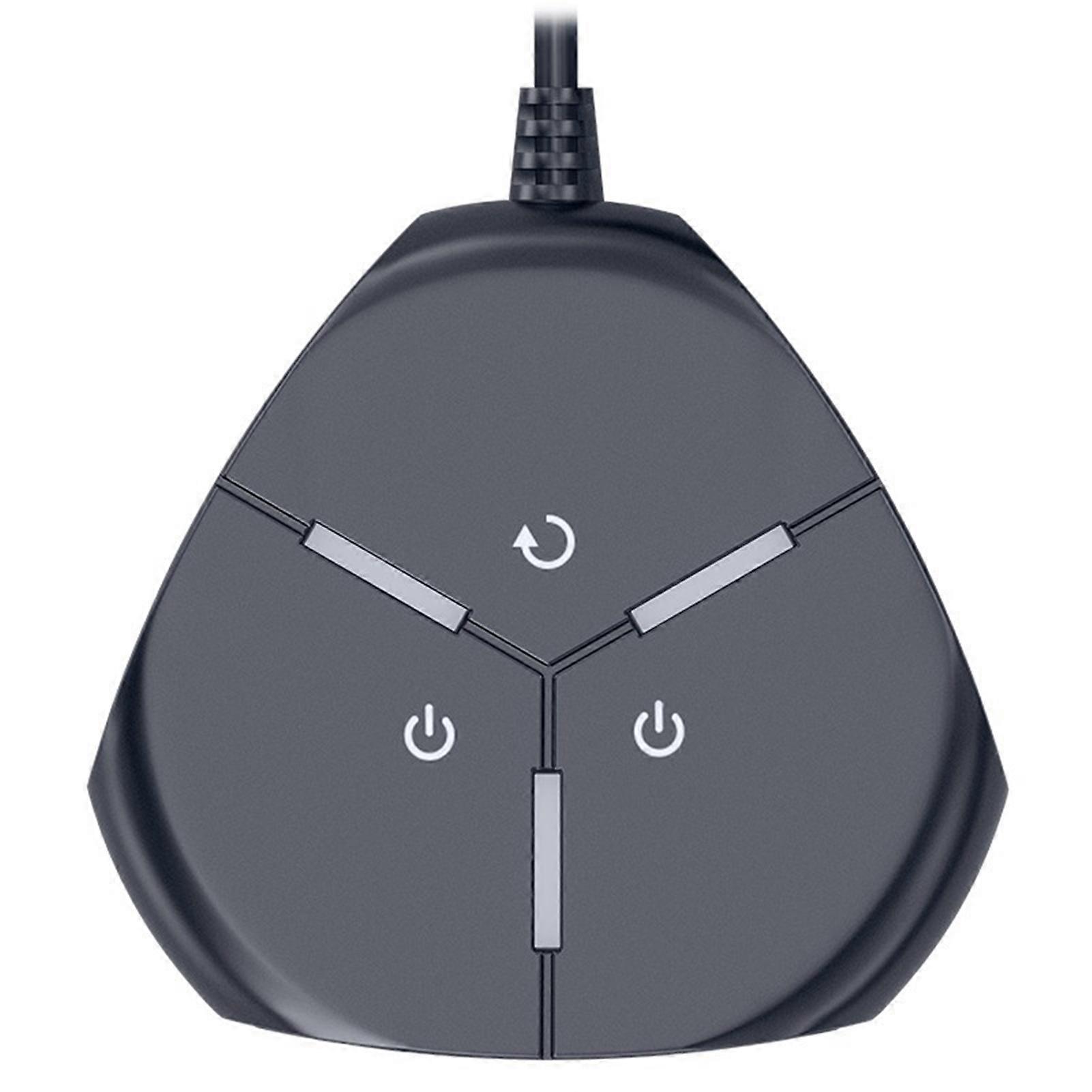 PC Power Button Easy Operation Small Lightweight Durable ABS Glossy Surface Desktop Computer Switch for Internet Cafe