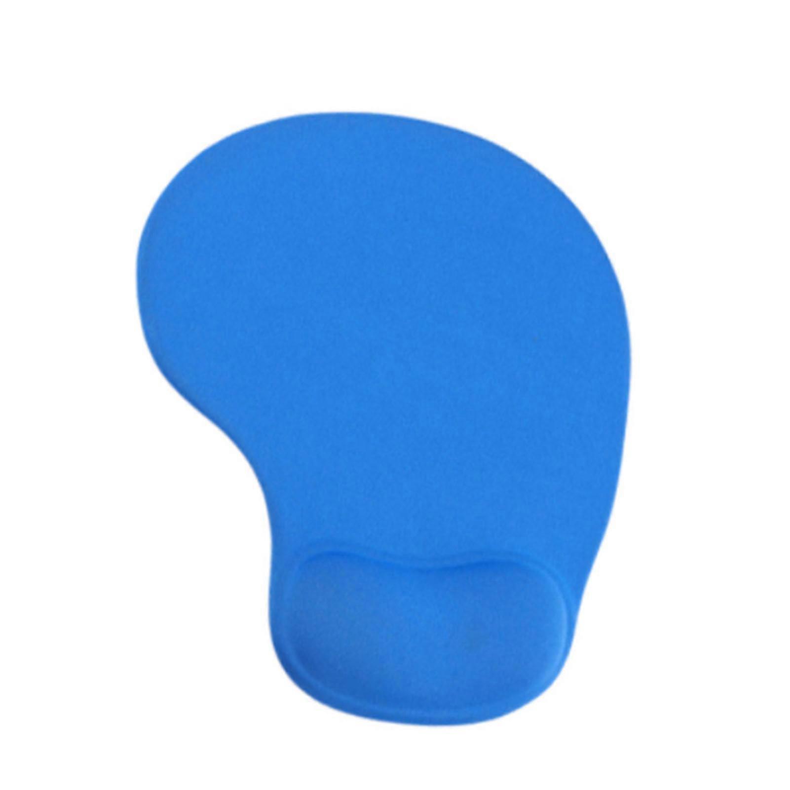 Wrist Rest Mouse Pad Ergonomic Design Soft Comfortable Pain Relief Wrist Support Silicone Mouse PadOPP Packaging Sky Blue