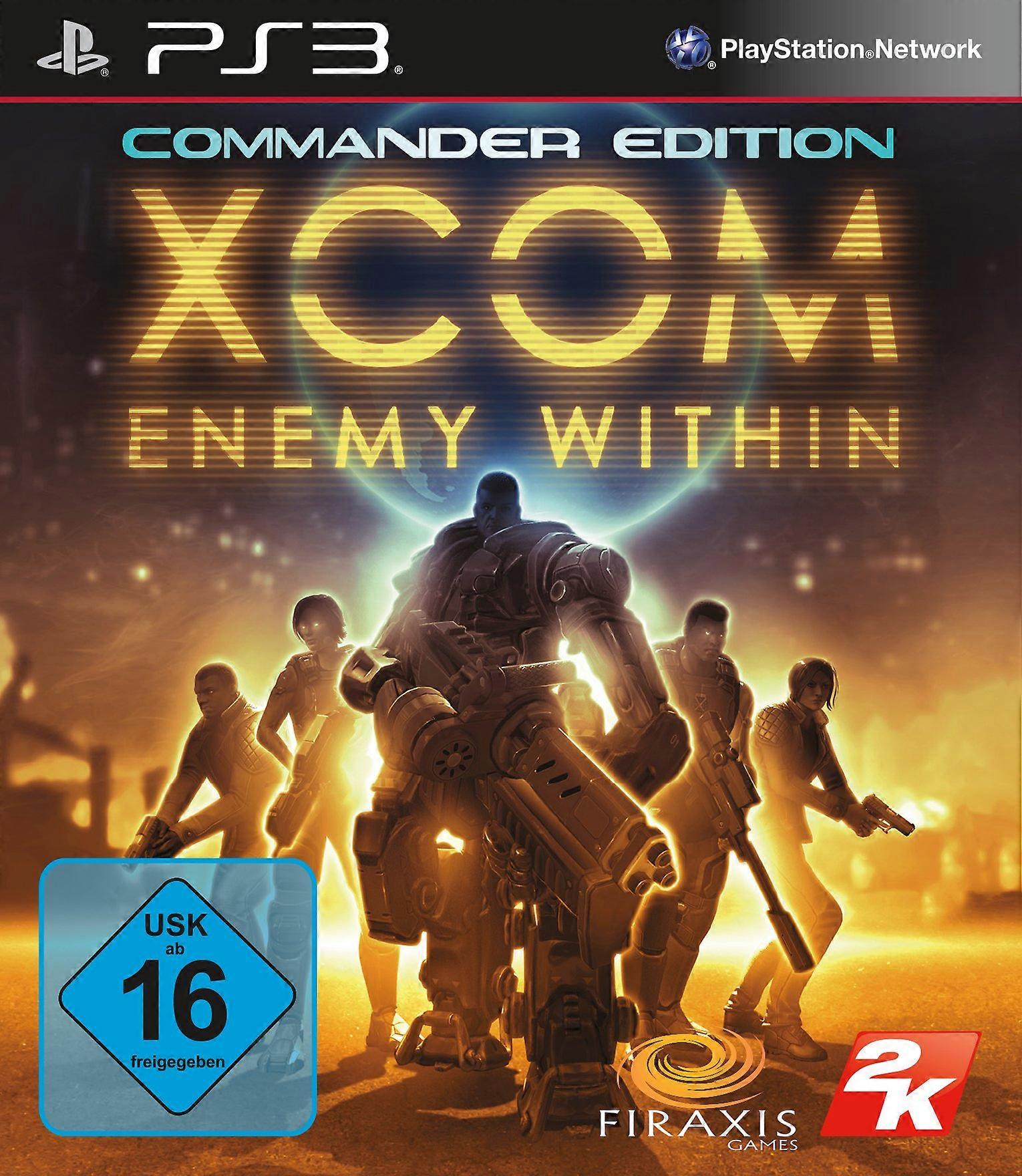 XCOM Enemy Within Commander Edition - Sony PlayStation 3 - PAL - Uusi & Sinetöity