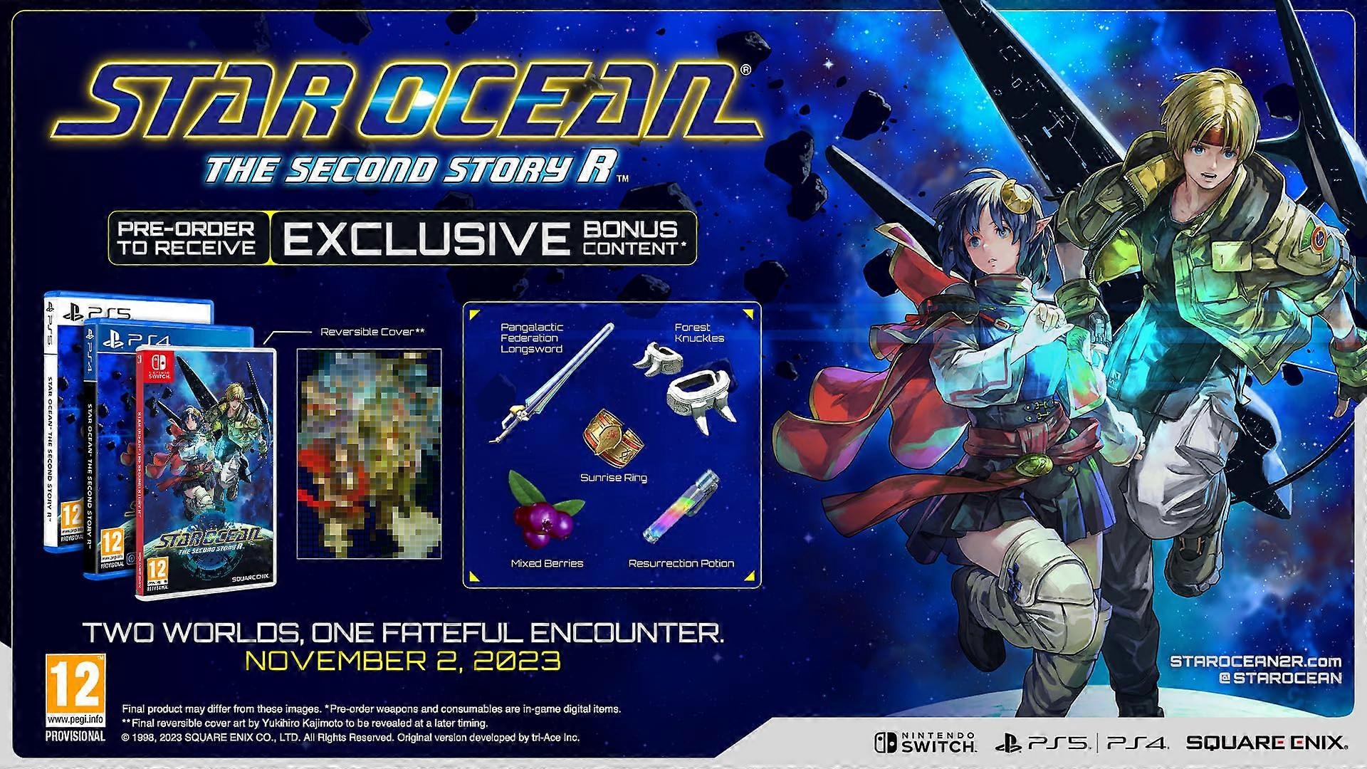 Star Ocean The Second Story R (Nintendo Switch) - PAL - New & Sealed
