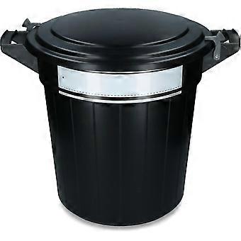 storage bucket with lockable lid