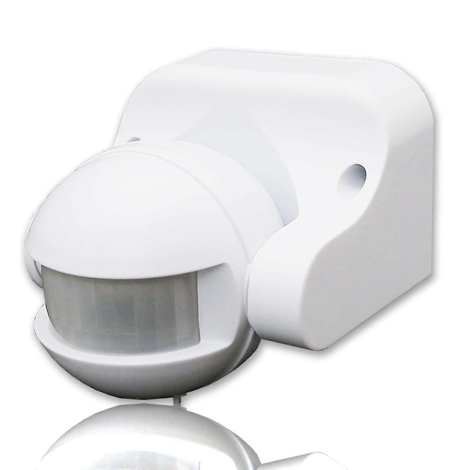 Infrared Motion Detector - Light Switch - Wall Mounted - Ip44 Range - 12m