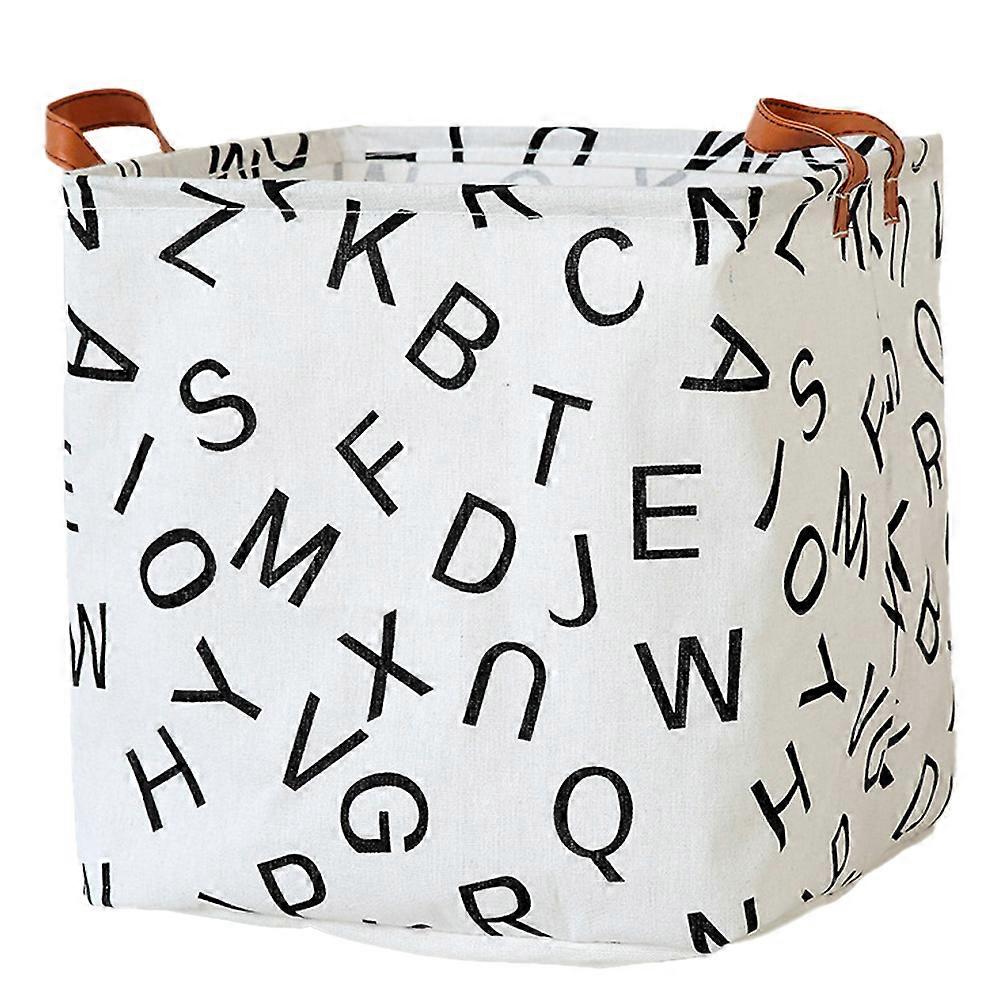 Storage basket cotton linen folding storage box