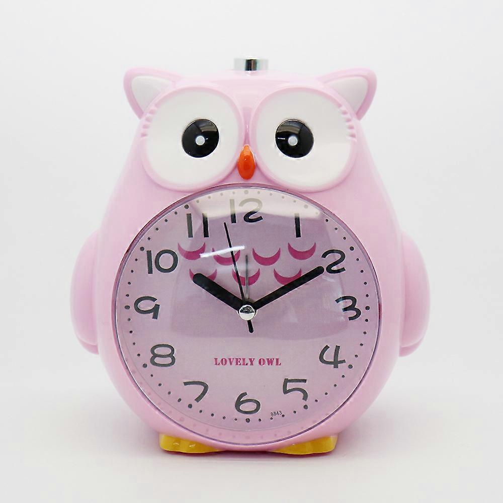 Children's alarm clock without ticking sound with night light, snooze function and loud alarm, A-battery operation