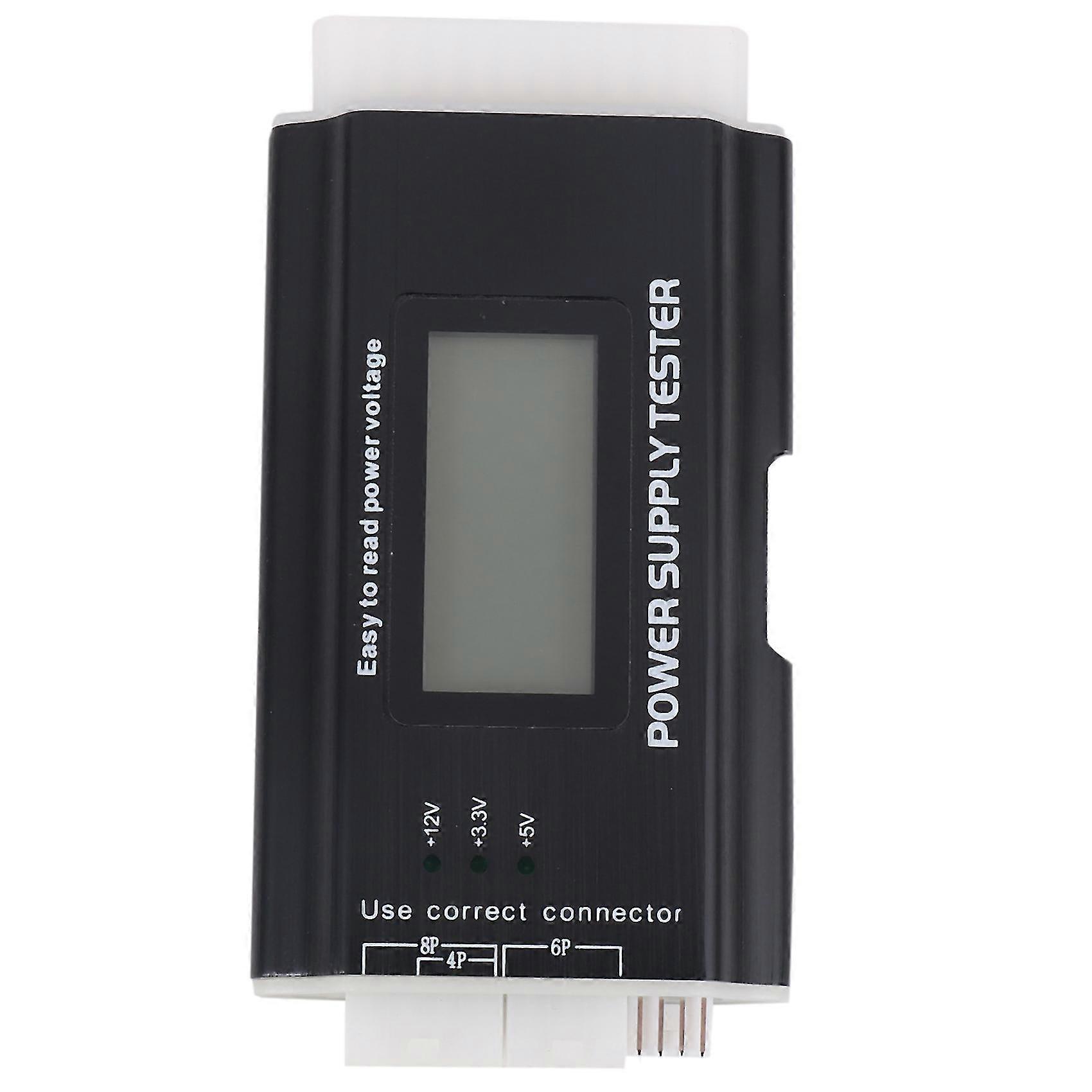 Atx, Btx, Itx Power Supply Tester With Lcd Display