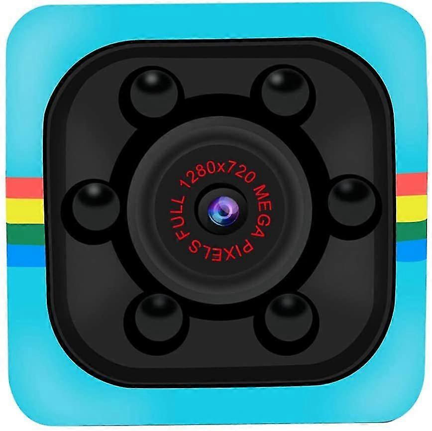 Mini HD 1080P camera with night vision and motion detection(Blue)