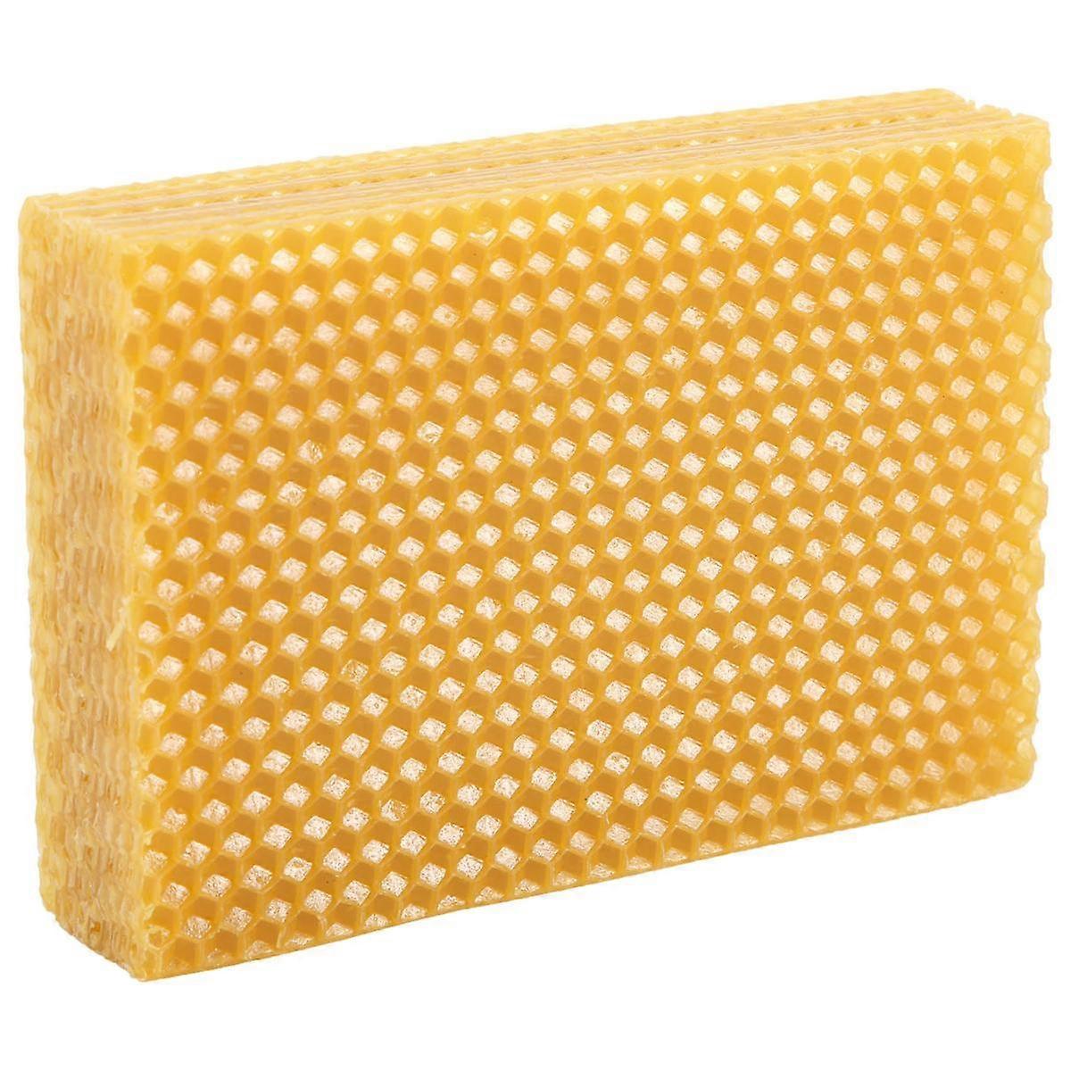 30Pcs Honeycomb Foundation Bee Wax Foundation Sheets Paper Candlemaking Bivoks Flak Birøkt T