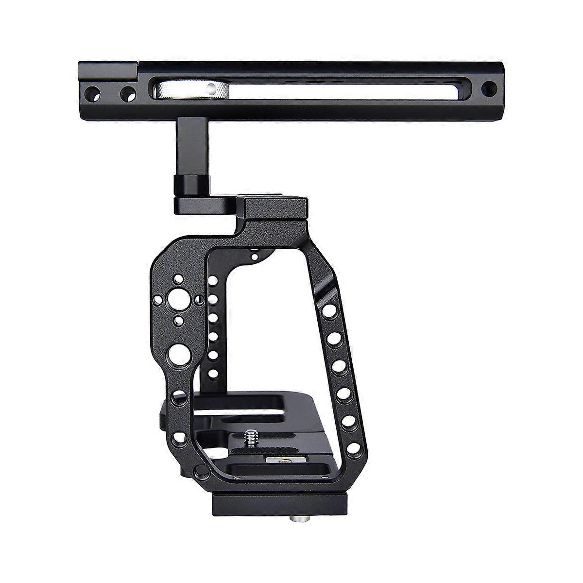 カメラケージキットアルミニウム合金C9A Bmpcc 4K、1/4インチ3/8インチモニター用ネジ穴マイクライト