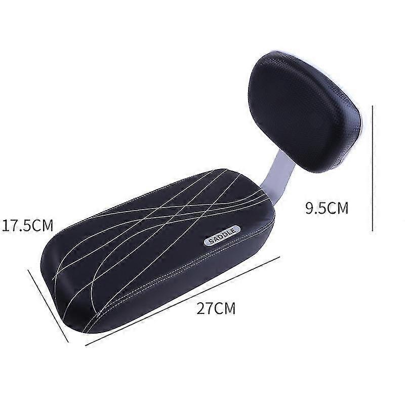 Cycle Accessories Parts Bicicleta Bicycle Rear Seat Saddle Bicycle Child Seat With Back Rest With Handle Armrest Footrest Pedal