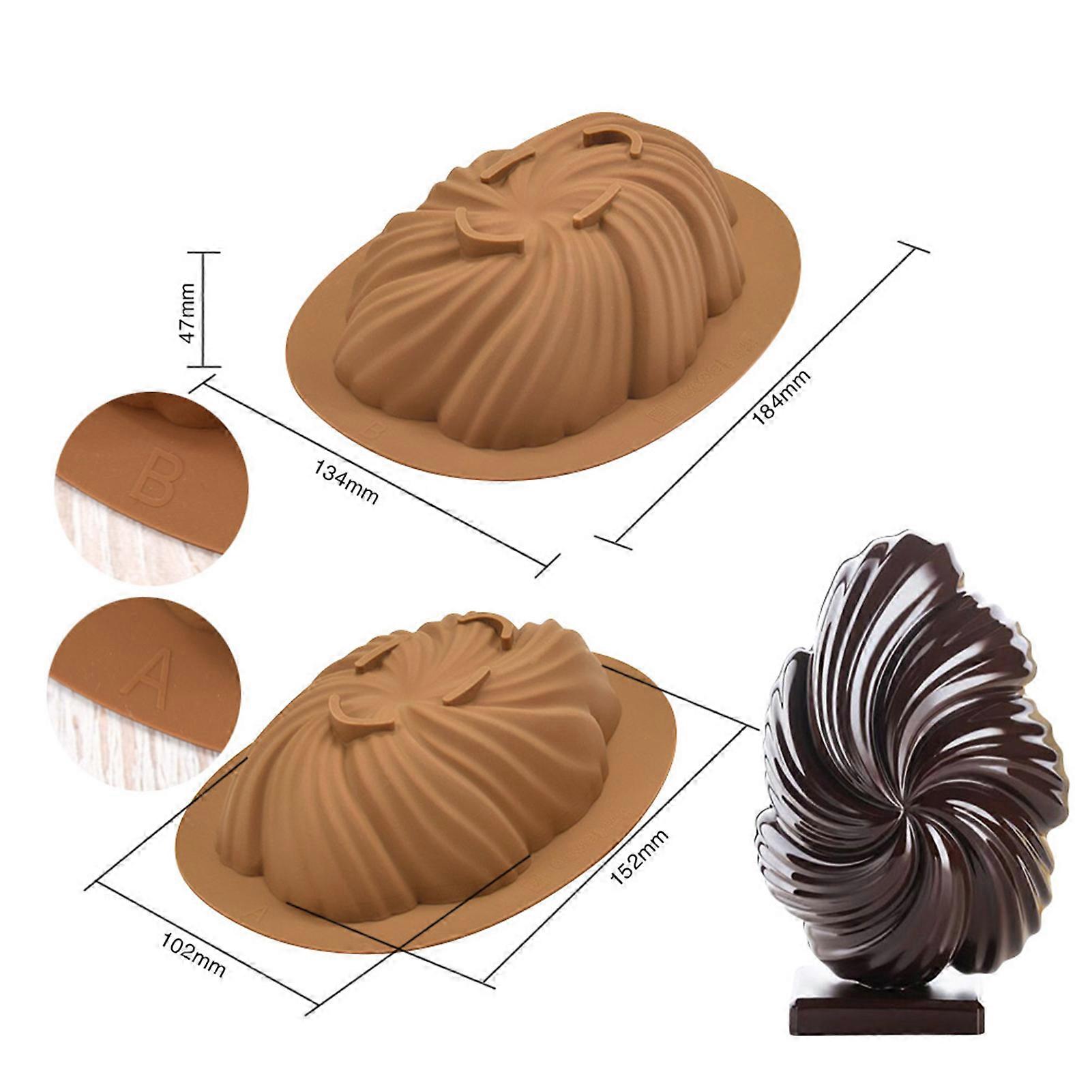 Easter Egg Silicone Chocolate Mould with Flexible Silicone Material Stencil for Home Kitchen Bakery Supplies