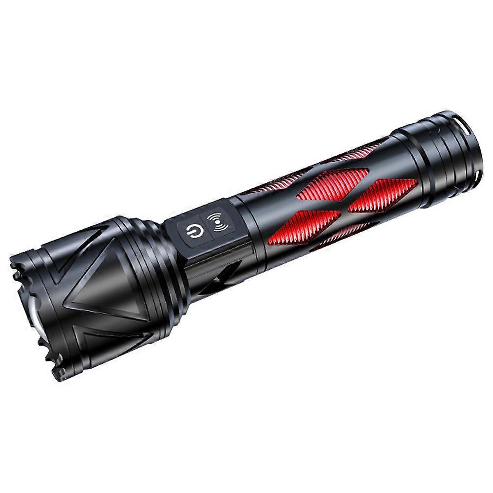 Outdoor high level appearance easy to carry high power hand strong light home anti-thief broken window long term large flood flashlight 175*50*35mm,20