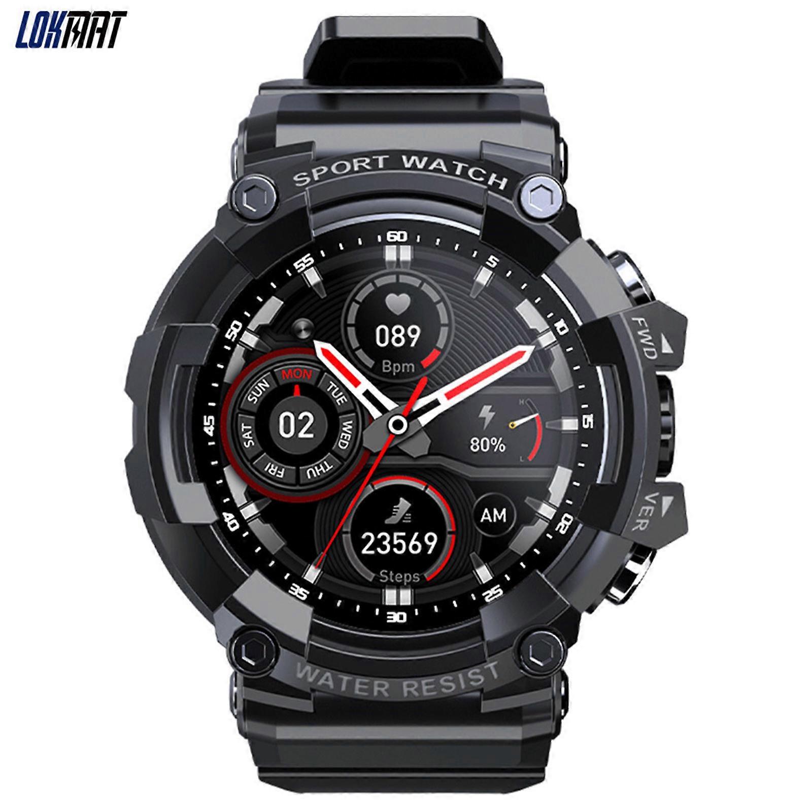 ATTACK 3 Smart Watch 1.28'' TFT Screen BT Call ECG Monitoring Multiple Sports Mode Music Control/Remote Camera Smartwatch
