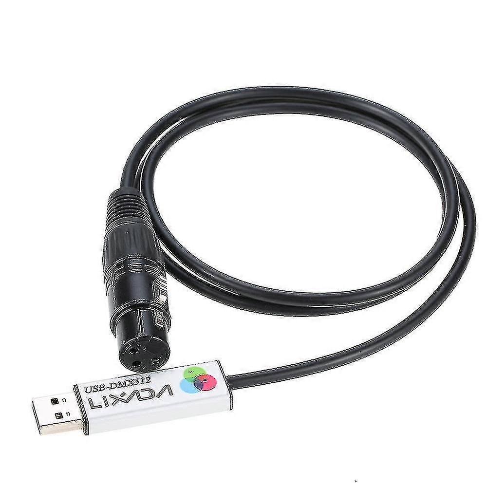 Adaptér rozhraní USB na dmx led dmx512 počítač pc řadič osvětlení jeviště stmívač led dmx512 rozhraní s cd pro dj disco