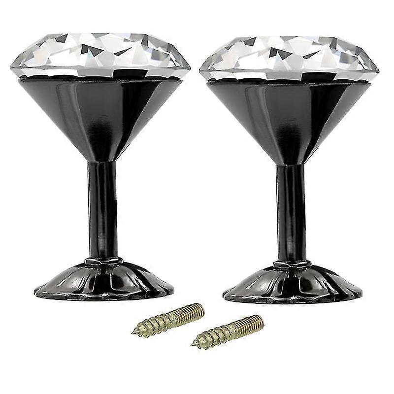 2pcs/σετ χωρίς γροθιά κρύσταλλο κουρτίνα κλιπ πίσω γραβάτα τοίχο κάτοχος home gadgets