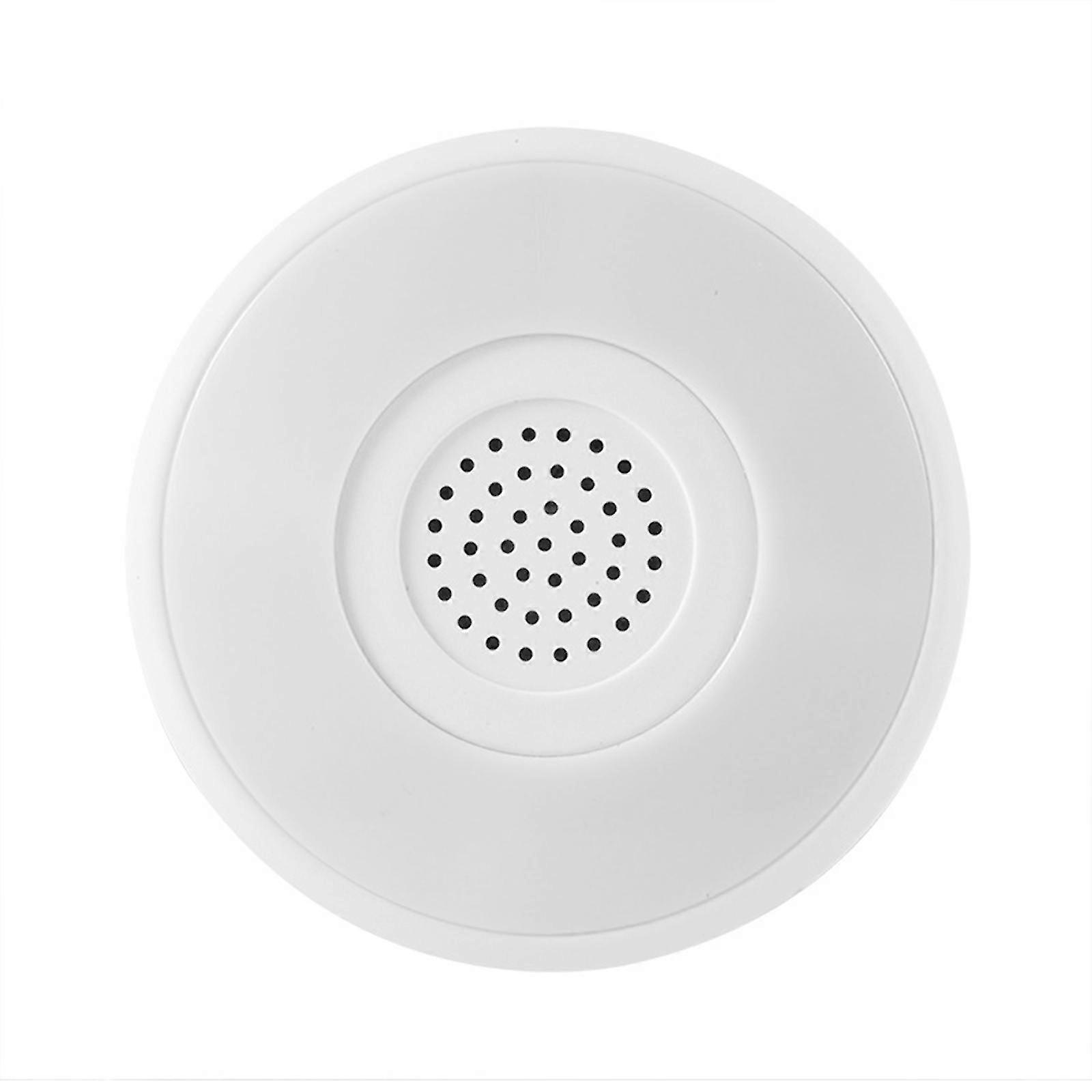 Tuya Zigbee Siren Alarm Sensor Smart Alarm Siren Sound And Light Alarm Horn Home Security System Tuya Smart Life App White
