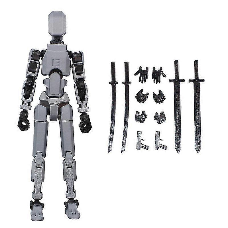 Multi-jointed Movable Robot 3d Printed Mannequin Toyslucky 13 Dummy Action