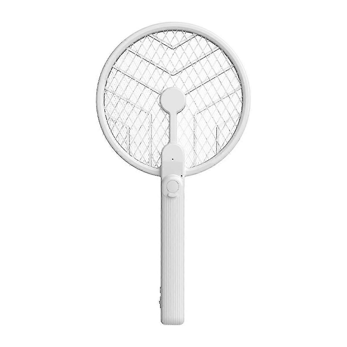 Folding Electric Mosquito Swatter 4 -in-1 Mosquito Killer Lamp White