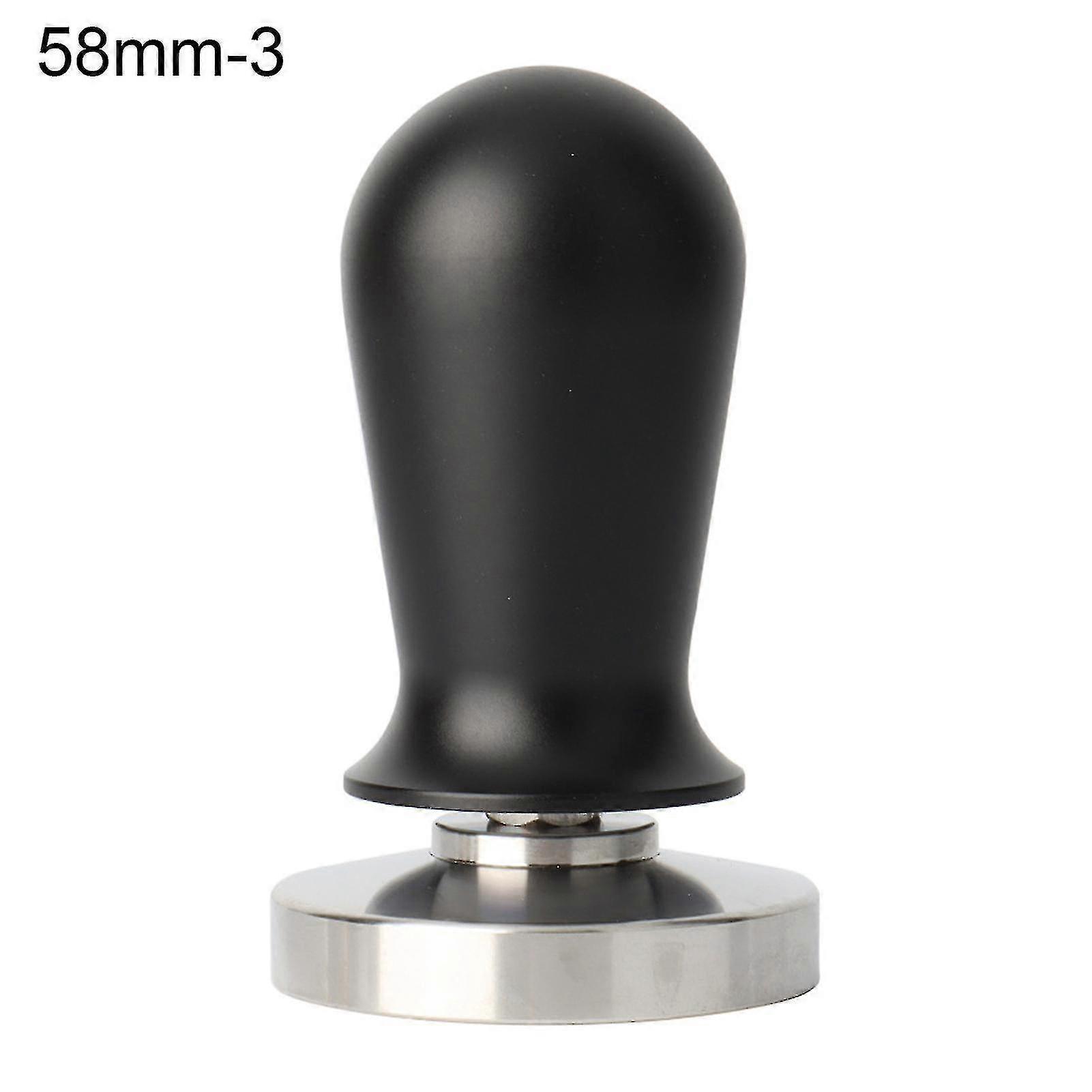 Coffee Tamper Flat Base Portable Stainless Steel Rustproof 58mm-