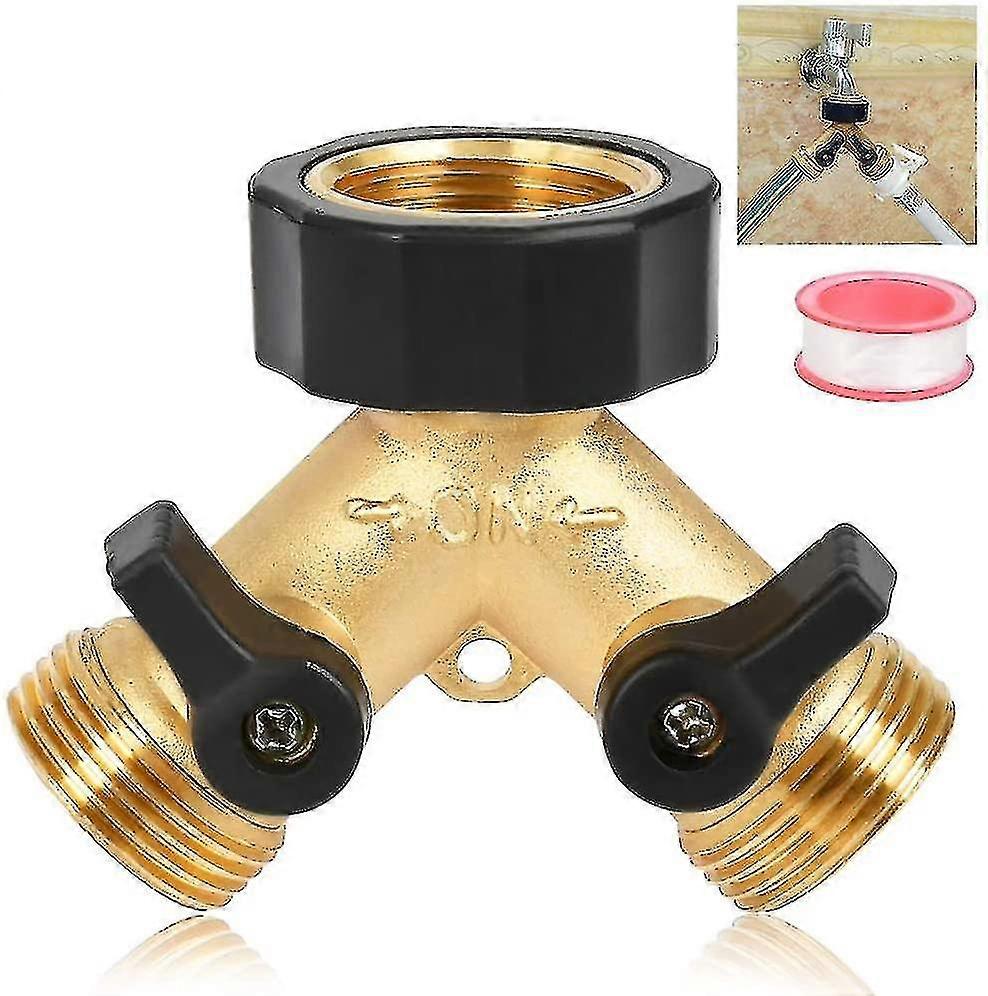 Connection For Watering Circuit Double Tap Washing Machine 2-way Y-distributor