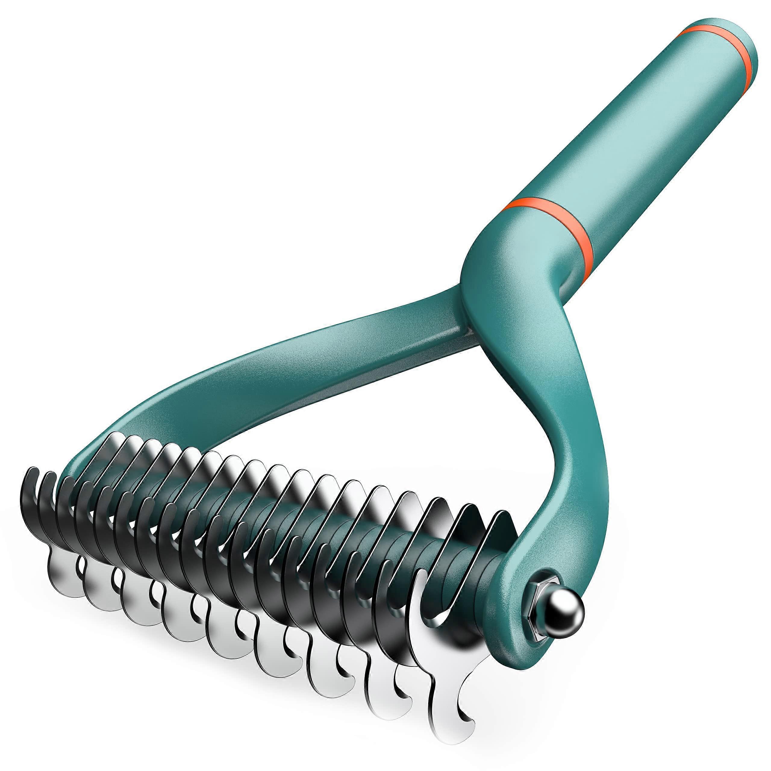 Grooming Tool Double-Sided Undercoat Rake for Dogs,Combs Brush