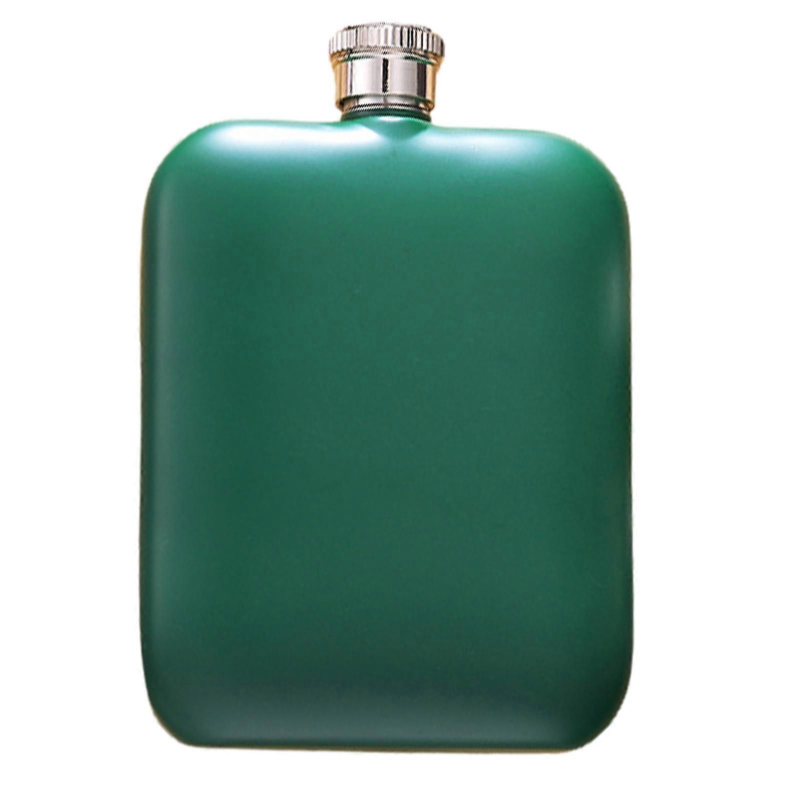 6 OZ Wine Bottle Smooth Spout Anti-rust Leak-proof Square Compact Size Stainless Steel Outdoor Portable Hip Flask Picnic Supply KAESI