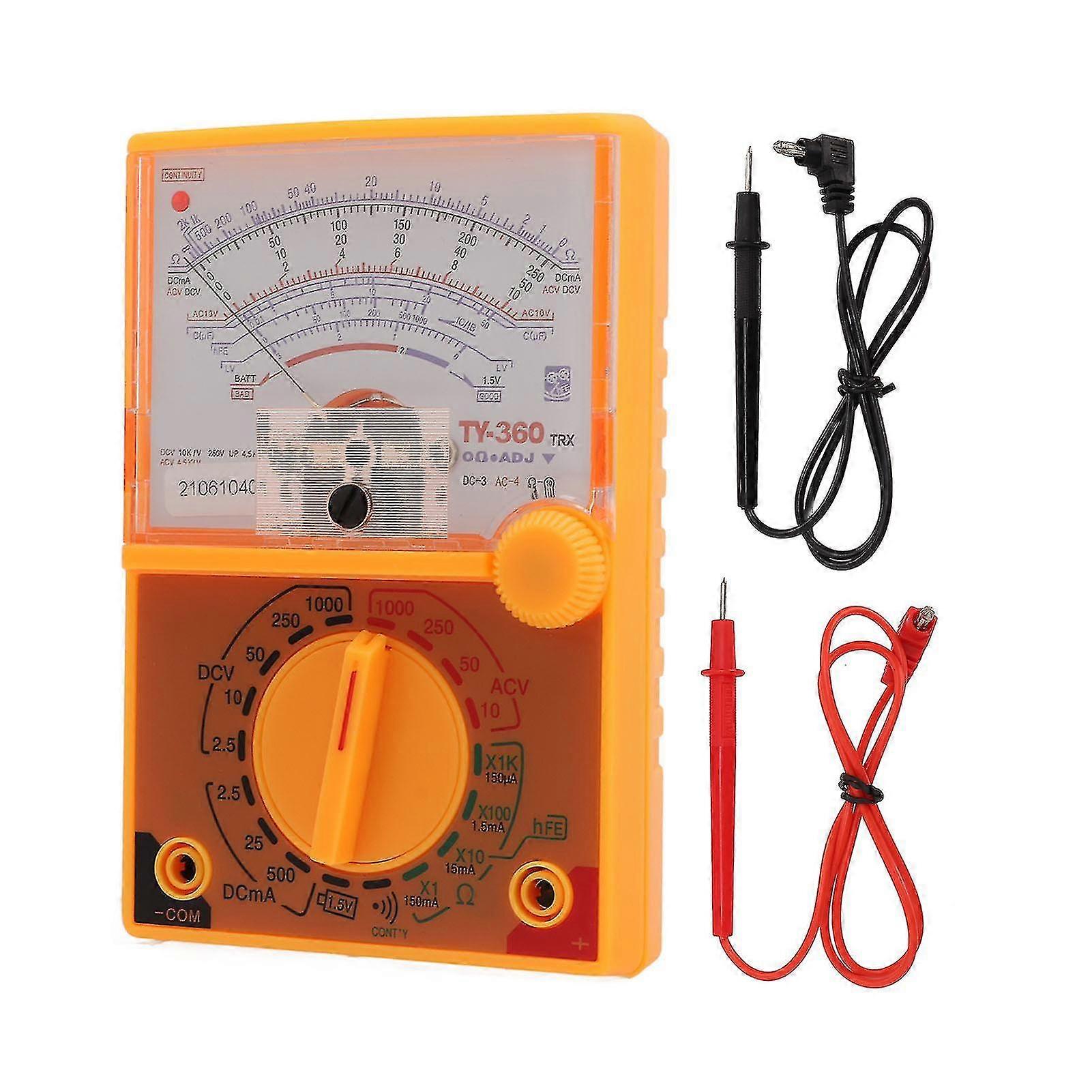 Safe Small Pointer Multimeter - Multiple Measuring Ranges, High Definition Scale