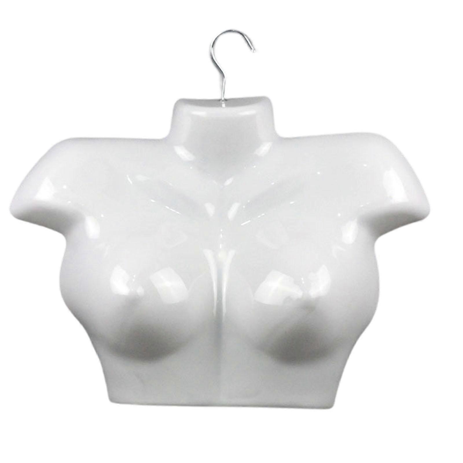 Half Body Display Model Ladies' Upper Torso Display Form for Jewelry Display White Color