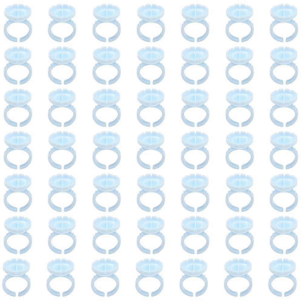 100 Pcs Lash Glue Holder Glue Ring Cups Lash Extension Volume Lashes