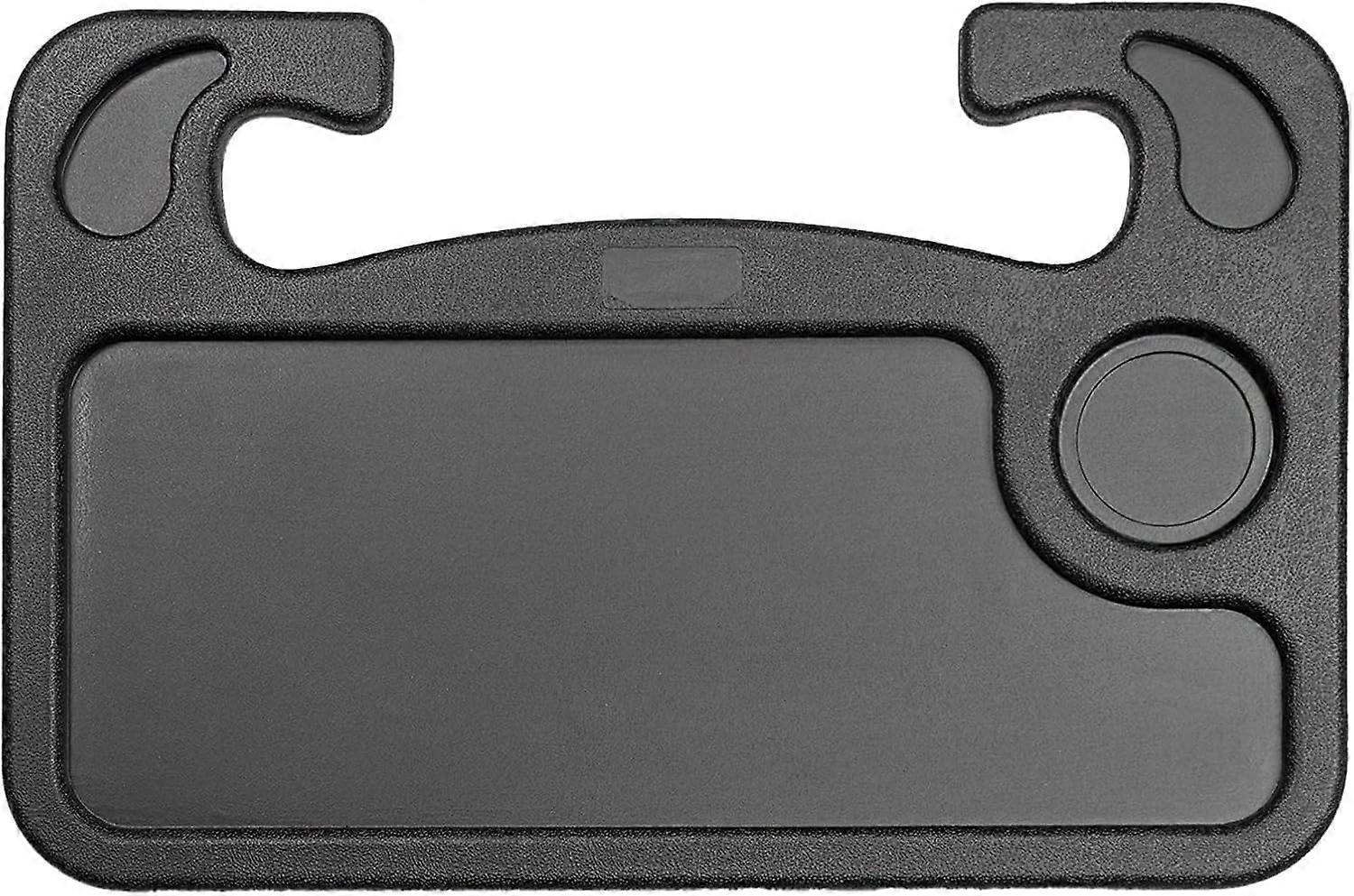 Auto Steering Wheel Desk, Laptop, Tablet, iPad Or Notebook Car Travel Table, Food Eating Hook On Steering Wheel Tray, for Constant Travelers, Fits Mo