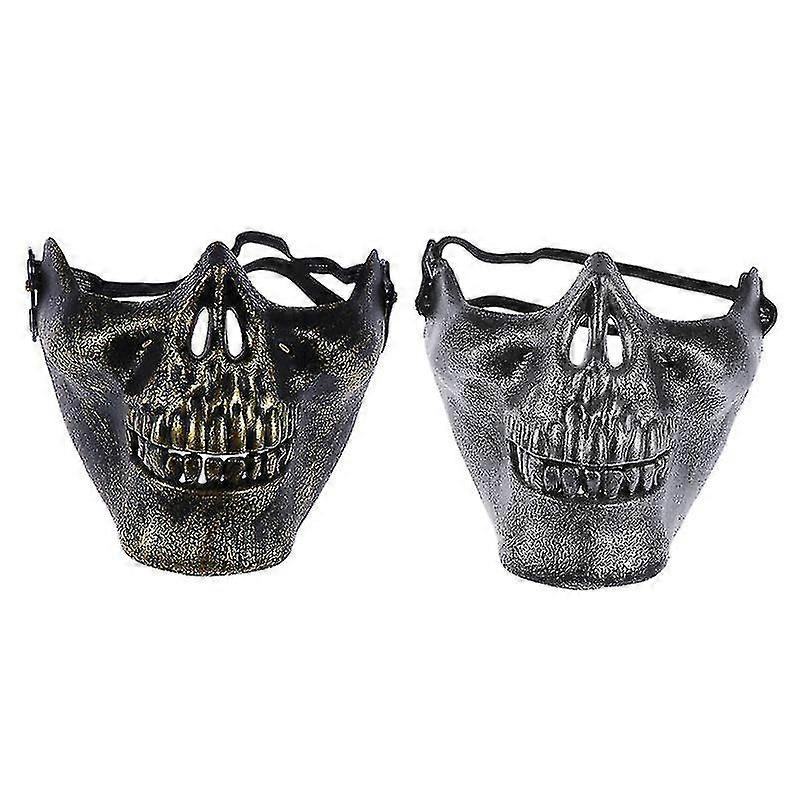 2pcs Halloween Skeleton Mask For Halloween Decorations