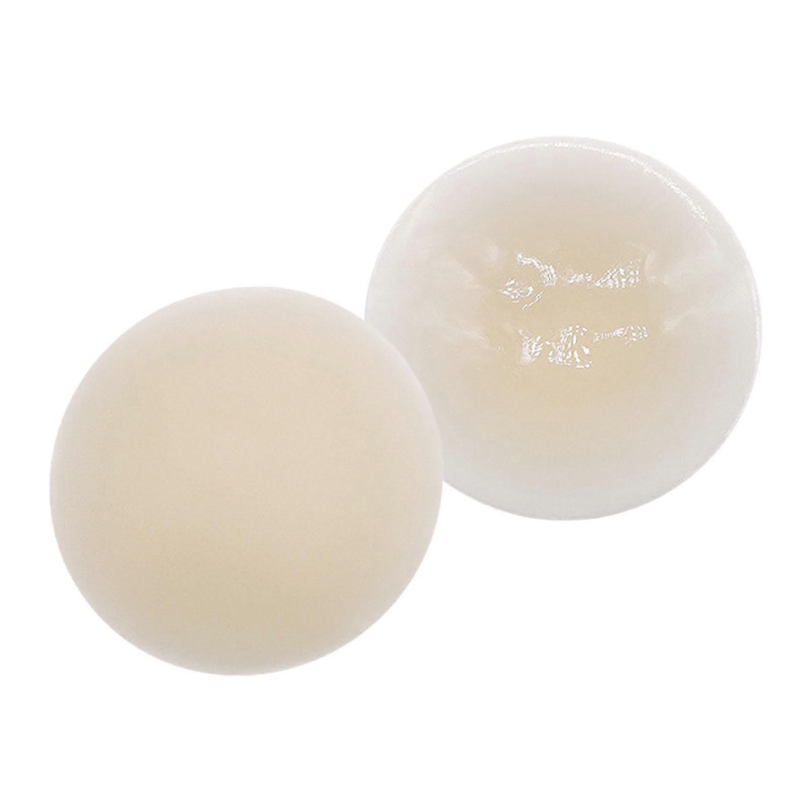 Frauen Brust Abdeckung Brust Patch Sticky BH Bequem Rund 7cm Hell Hautfarbe