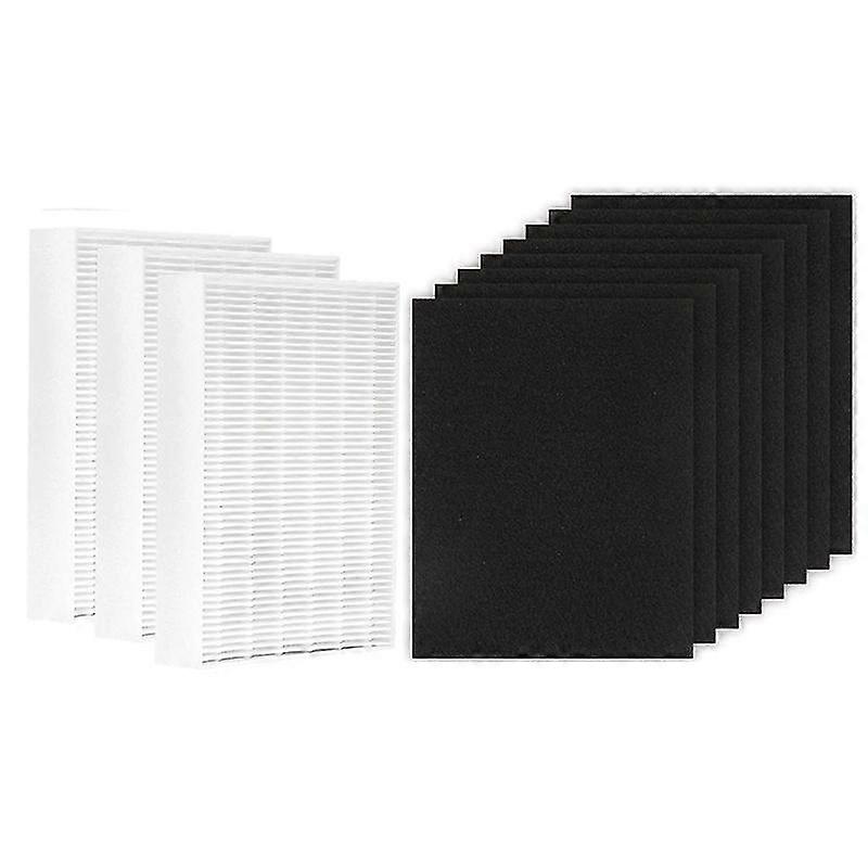 for HPA300 Replacement Filters 3 Pack HEPA Filter & 8 Pack Carbon Pre-Cut Pre Filters Suitable for