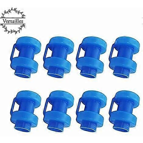 orchid-Trampoline Tips 8 Pieces Net Rod Tips, 25mm Diameter Trampoline Replacement Parts for Trampoline Net Rods (Blue)