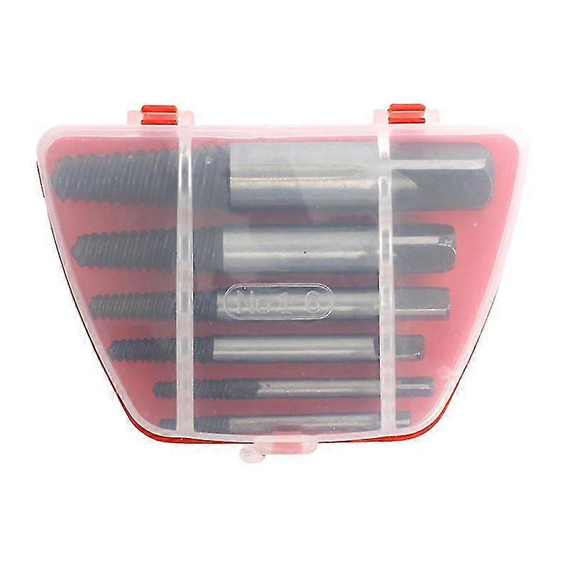 5/6pcs/Set Screw Extractor To Fix Damaged Screw Removal Tool, Used To Remove Damaged Bolt Drill Bit