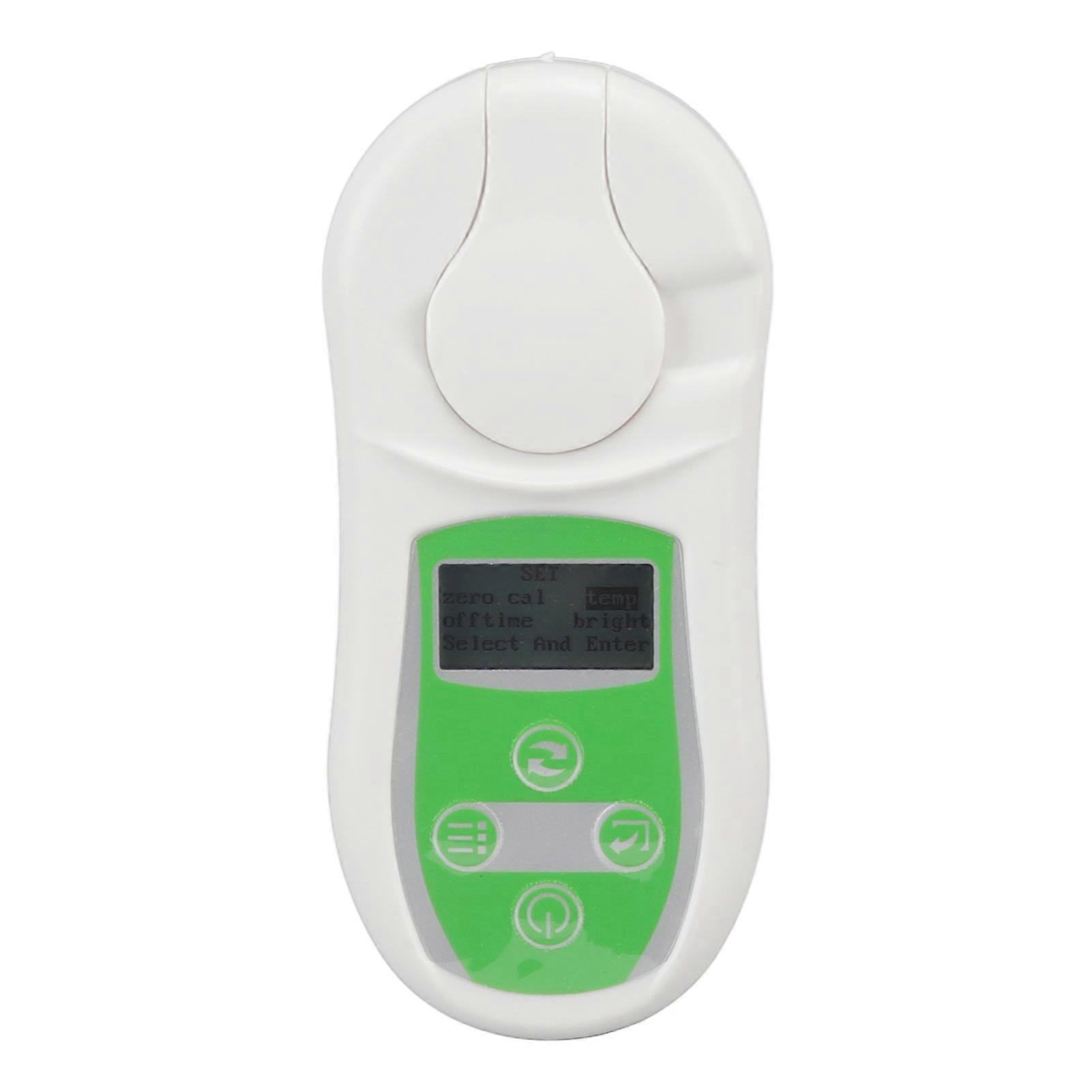 032 Brix Meter Refractometer Portable Handheld Brix Reader Tester with ATC for Fruit Beverage Sugar Content Measuring